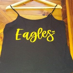 USM Eagles Tank Top-Vinyl Print-Size L